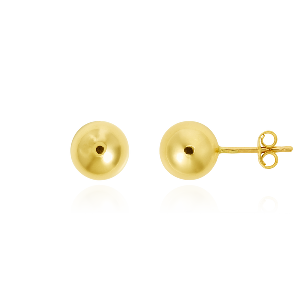 Boucles d'oreilles clous Grain d'Or, en Or Jaune 18 Carats - 750/000.  Offrir une boucle d'oreille c'est être sûr que le cadeau plaira.   CARACTERISTIQUES :  Poids en 5mm (gr) : 0.54   Poids en 6mm (gr) : 0.71   Poids en 8mm (gr) : 0.93   Matière : Or 18 Carats - 750/000 18937