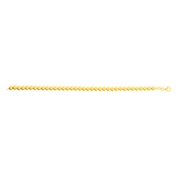 Bracelet Grain d'or, en Or Jaune 18 Carats - 750/000.  Qu'il soit classique ou fantaisiste, le bracelet saura sans conteste faire plaisir.    CARACTERISTIQUES :  Longueur (cm) : 19.00 Diamètre (mm) : 5.00 Poids (gr) : 4.02 Matière : Or 18 Carats - 750/000 20008