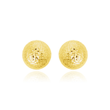 Boucles d'oreilles clous Grain d'Or diamanté, en Or Jaune 18 Carats - 750/000   Offrir une boucle d'oreille c'est être sûr que le cadeau plaira.   CARACTERISTIQUES :  Poids en 6mm (gr) : 0.97 Poids en 8mm (gr) : 0.97     Poids en 10mm (gr) : 1.37    Matière : Or 18 Carats - 750/000 20030- 20029-18491