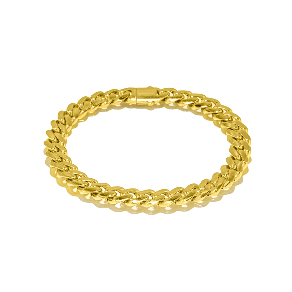 Bracelet maille Cubaine Monaco, en Or Jaune 18 Carats - 750/000.  Qu'il soit classique ou fantaisiste, le bracelet saura sans conteste faire plaisir.   CARACTERISTIQUES :  Longueur en 7mm (cm) : 21 Longueur en 9mm (cm) : 22 Poids en 7mm (gr) : 14.82 Poids en 9mm (gr) : 21.69 Matière : Or 18 Carats - 750/000 20442-20451