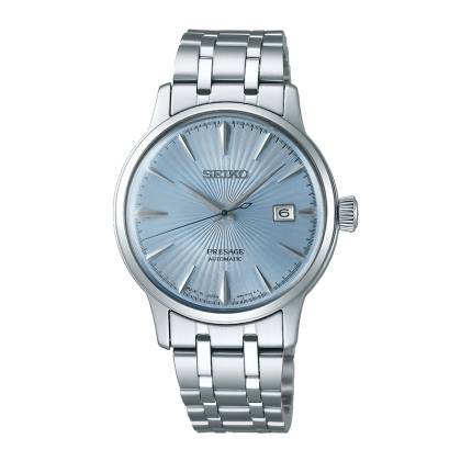 REF : SRP841J1 Cette montre entièrement en acier inoxydable saura séduire votre âme féminine pour son cadran bleu clair à l'effet ensoleillé.   La montre plus qu'un instrument de mesure du temps, un véritable accessoire de mode indispensable.  CARACTERISTIQUES :   Calibre : 4R35 Étanchéité : 5 bar Boîtier/Lunette :  Matière Acier inoxydable Verre : HARDLEX (verre minéral trempé) Dimension boitier : 33.00 mm Garantie : 2 ans constructeur ( internationale )