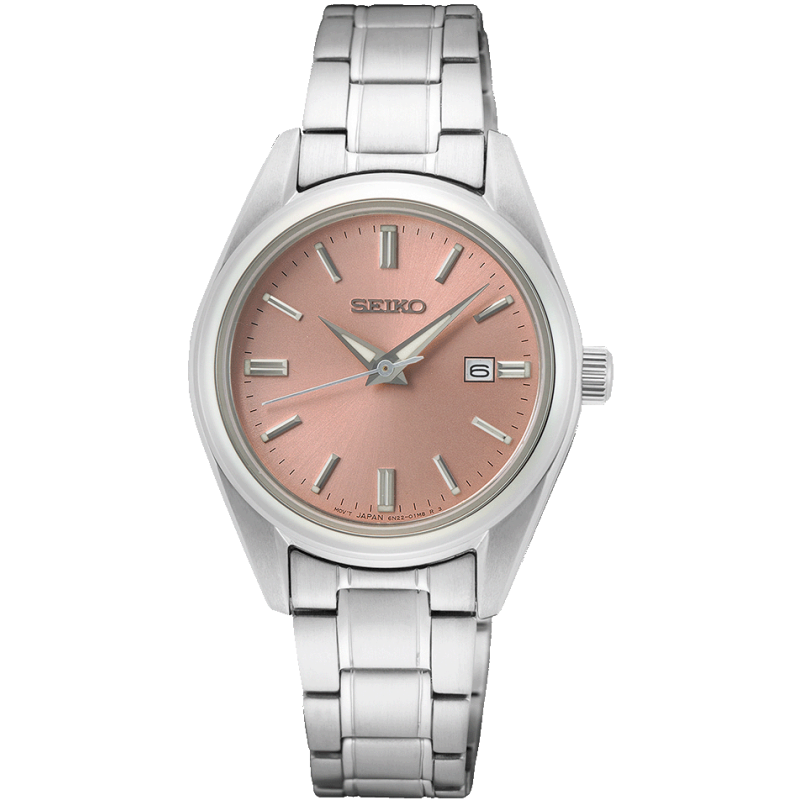 Réf : SUR529P1   Cette montre SUR529P1 de la collection Classique saura séduire les femmes à la recherche d'une montre simple et habillée, avec son diamètre de 29,8mm. Cette montre entièrement en acier inoxydable contient un calibre quartz 3 aiguilles extrêmement précis. Son cadran est protégé par un verre en saphir anti rayure.  ﻿CARACTERISTIQUES :   Calibre : 6N22 Boîtier/lunette :  Matière Acier inoxydable Verre : Matière Saphir Étanchéité : 10 bar Garantie : 2 ans constructeur (internationale)