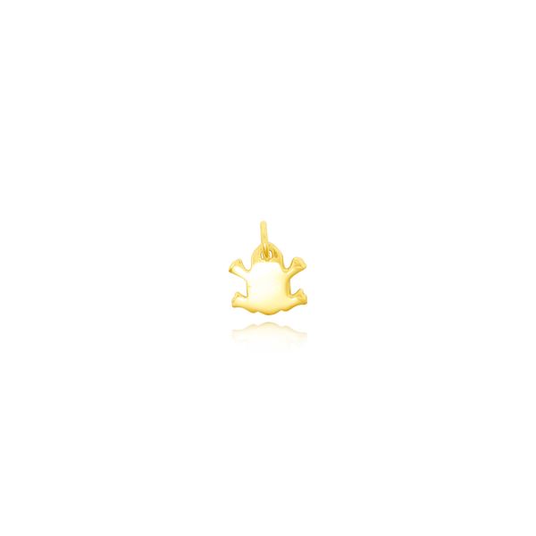 Pendentif en forme de Grenouille en Or Jaune 18 Carats - 750/000.     CARACTERISTIQUES :  Dimensions H x l (mm) : 10.6 x 11.5 Poids (gr) : 1.44 Matière : Or 18 Carats - 750/000 1017 