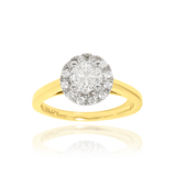 Solitaire sertie de diamants, en Or Blanc et Or Jaune 18 Carats - 750/000   CARACTERISTIQUES :   Largeur du corps (mm) : 1.85 Largeur motif (mm) : 10.20 Poids (gr) : 5.44 Nombre de diamants: 4     Carats : 0.12 Nombre de diamants: 12     Carats : 0.16 Matière : Or 18 Carats - 750/000 19388 