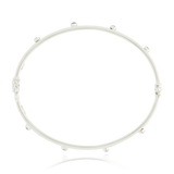 Jonc serti de 8 zirconiums clos, en Or Blanc 18 Carats - 750/000.  Qu'il soit classique ou fantaisiste, le bracelet saura sans conteste faire plaisir.     CARACTERISTIQUES :  Poids (gr) : 7.06 Diamètre jonc (cm) : 6 Matière : Or 18 Carats - 750/000 19971 