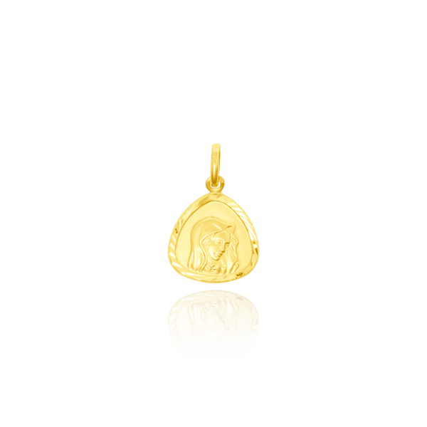 Pendentif Vierge Marie en Or Jaune 18 Carats - 750/000.     CARACTERISTIQUES :  Dimensions H x l (mm) : 16.5 x 16.45 Poids (gr) : 1.00 Matière : Or 18 Carats - 750/000 19987