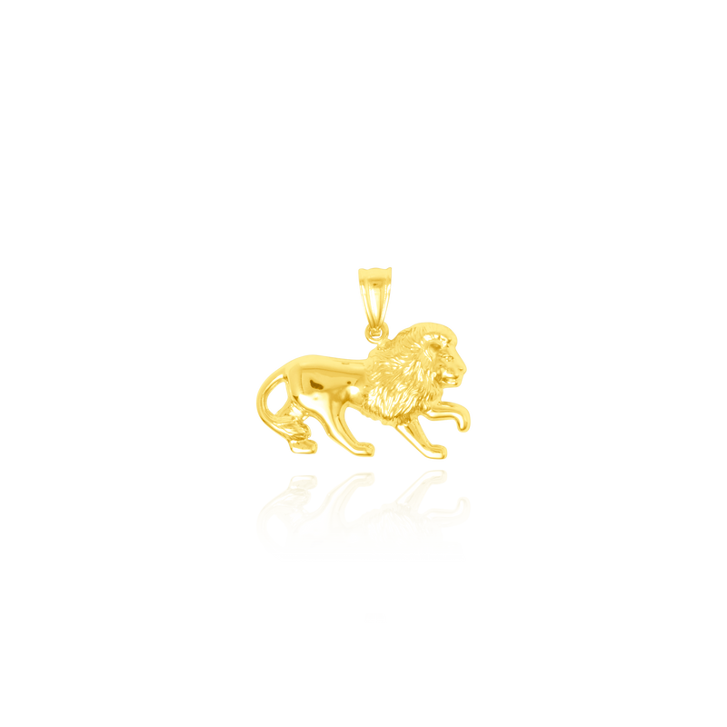 Pendentif en forme de Lion en Or Jaune 18 Carats - 750/000.    CARACTERISTIQUES :  Dimensions H x l (mm) : 14.9 x 23.11 Poids (gr) : 1.45 Matière : Or 18 Carats - 750/000 19994 