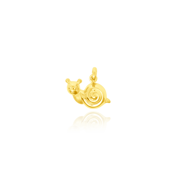 Pendentif en forme d'escargot en Or Jaune 18 Carats - 750/000.   CARACTERISTIQUES :  Dimensions H x l (mm) : 11.5 x 23.4 Poids (gr) : 1.84 Matière : Or 18 Carats - 750/000 4766 