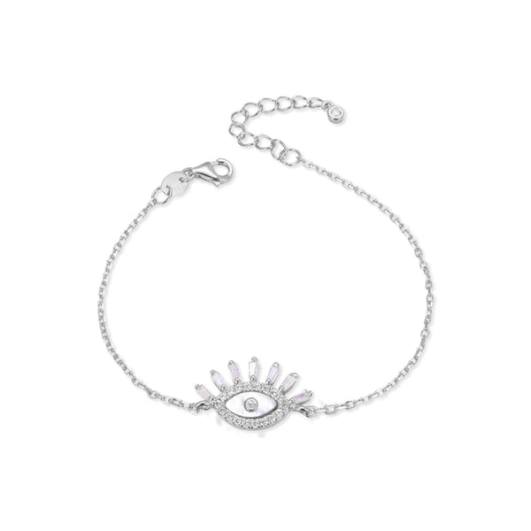 Bracelet oeil nacre, Argent 925