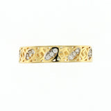 Duo Alliance et Solitaire Or Jaune 18 Carats et zirconium - ORLOV ny