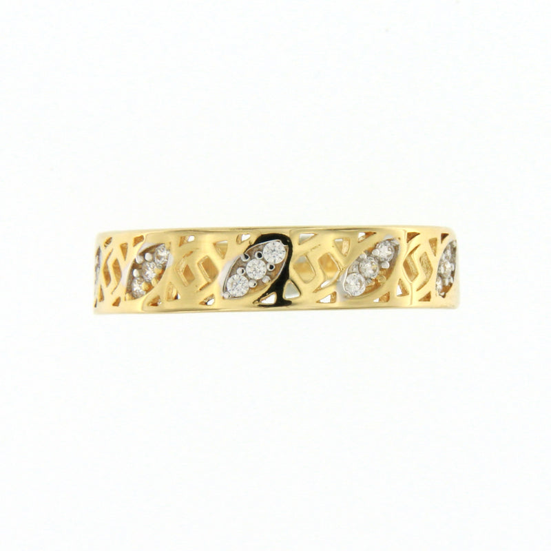 Duo Alliance et Solitaire Or Jaune 18 Carats et zirconium - ORLOV ny